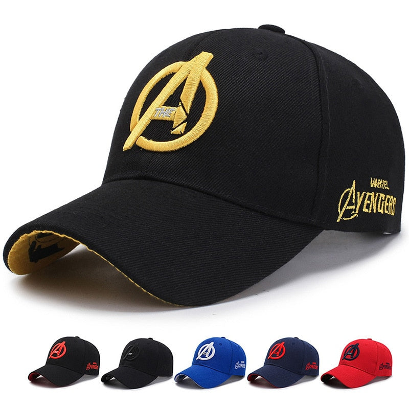 Boné de beisebol da disney marvel os vingadores moda masculina/feminina  ajustáveis para homens