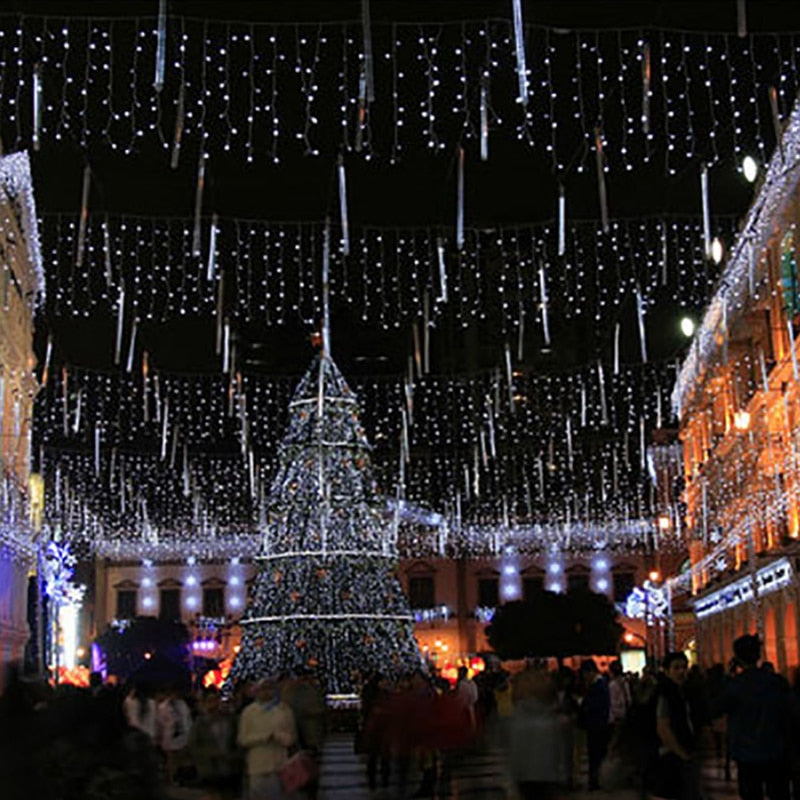 Decoração de Natal - Luzes de Fada - 8 Tubos