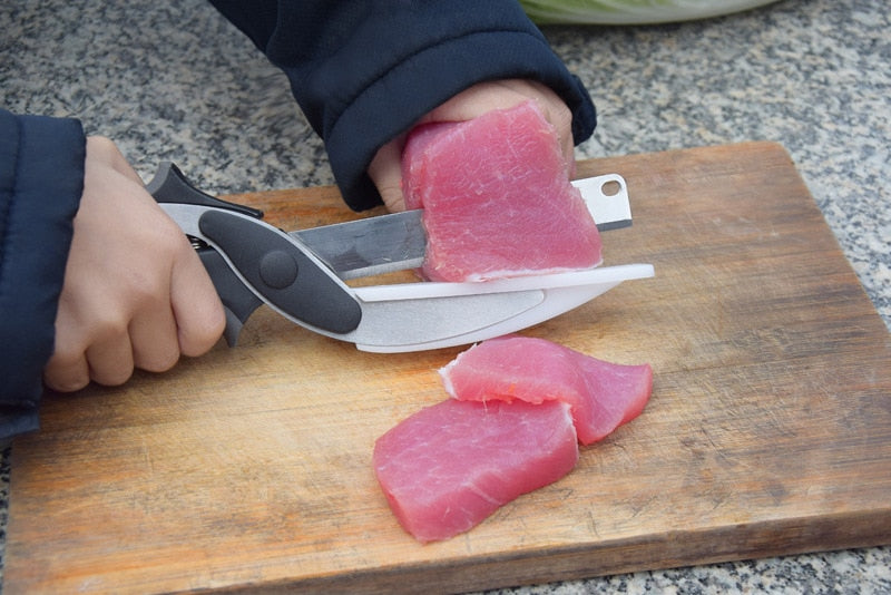 Tesoura de cozinha 2 em 1