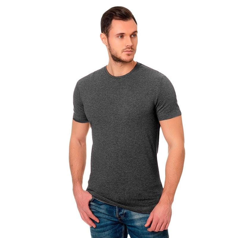 CAMISETA MASCULINA BÁSICA DE ALGODÃO.