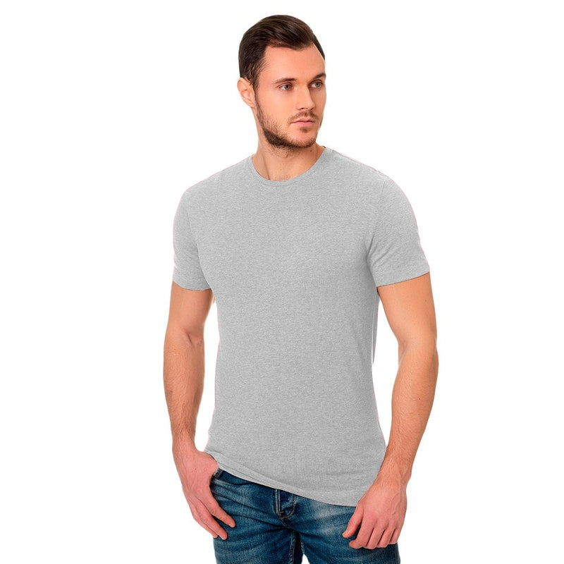 CAMISETA MASCULINA BÁSICA DE ALGODÃO.