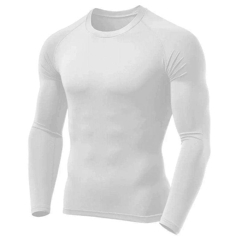 Camiseta Proteção Solar Térmica Compressão Segunda Pele Tecido Gelado UV 50+ Várias Cores Unissex Masculino Fem